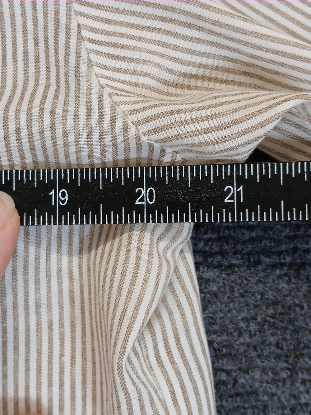 Women's Coral Bay S/S Striped Western Style Shirt with Crochet Accents Sz Med - Picture 7 of 9